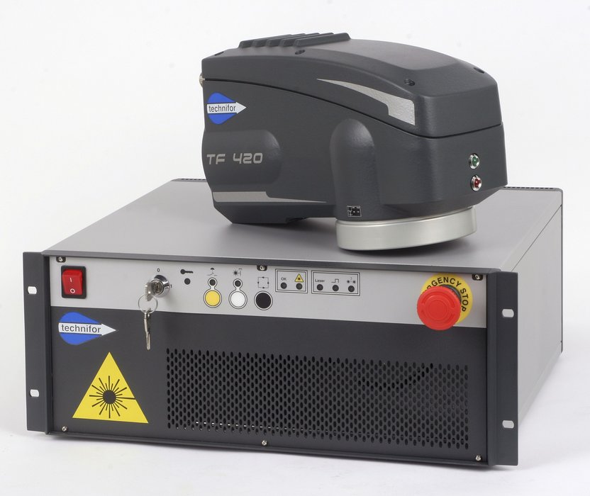 TF420, a very compact 20W laser marker Industry USA
